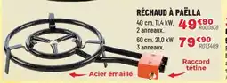 Brico Pro Réchaud à paëlla offre