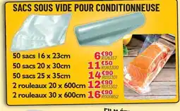 Brico Pro Sacs sous vide pour conditionneuse offre