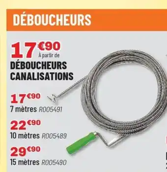 Brico Pro Déboucheurs canalisations offre