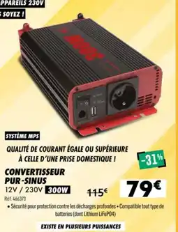Narbonne accessoires Convertisseur pur-sinus offre
