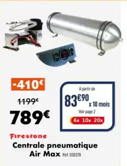 Narbonne accessoires Centrale pneumatique Air Max offre
