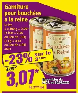 Norma Garniture pour bouchées à la reine offre