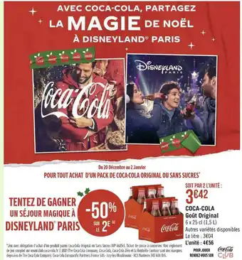 Géant Casino Coca-cola coca-cola goût original offre
