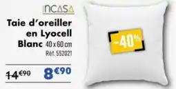 Narbonne accessoires Taie d'oreiller en Lyocell Blanc offre