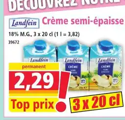 Norma LANDFEIN Crème semi-épaisse offre