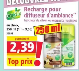 Norma PRAKTIX Recharge pour diffuseur d'ambiance offre