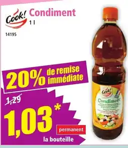 Norma COOK Condiment offre