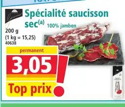 Norma Spécialité saucisson sec offre