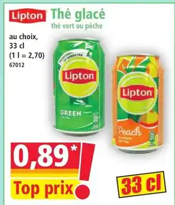 Norma LIPTON Thé glacé offre