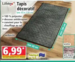 Norma LIFETEX Tapis décoratif offre