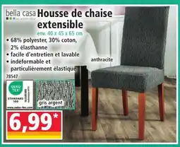 Norma BELLA CASA Housse de chaise extensible offre
