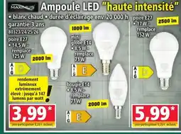 Norma Ampoule LED haute intensité offre