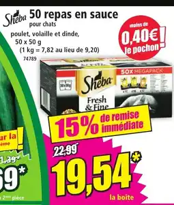 Norma SHEBA 50 repas en sauce offre