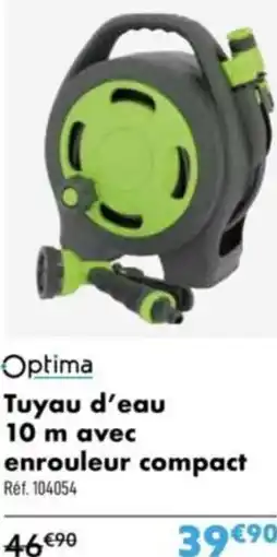 Narbonne accessoires Tuyau d'eau 10 m avec enrouleur compact offre