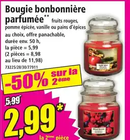 Norma Bougie bonbonnière parfumée offre