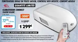 Narbonne accessoires Climatiseur connect 2600w blanc offre