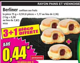 Norma Berliner confiture aux fruits offre