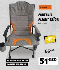 Narbonne accessoires Fauteuil pliant taïga offre