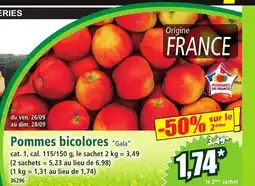 Norma Pommes bicolores offre