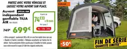 Narbonne accessoires Auvent indépendant gonflable offre