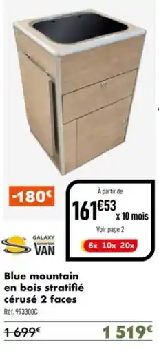 Narbonne accessoires Blue mountain en bois stratifié cérusé 2 faces offre