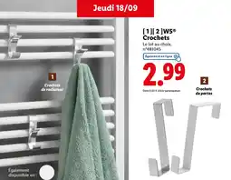 Lidl ]W5 Crochets offre