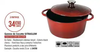 Géant Casino Sitraslow gamme de cocotte offre
