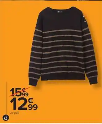 Carrefour Le pull offre