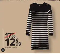 Carrefour La robe courte offre
