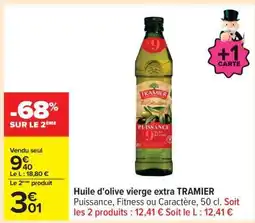 Carrefour Huile d'olive vierge extra TRAMIER offre