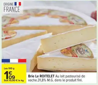 Carrefour Brie Le Roitelet offre