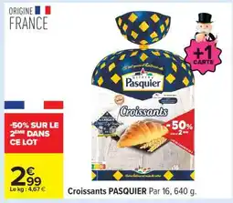 Carrefour Croissants PASQUIER offre