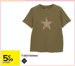 Carrefour T-shirt femme offre