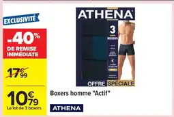 Carrefour Boxers homme Actif offre