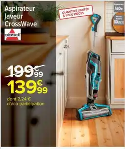 Carrefour Aspirateur laveur CrossWave offre