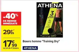 Carrefour Boxers homme Training Dry offre