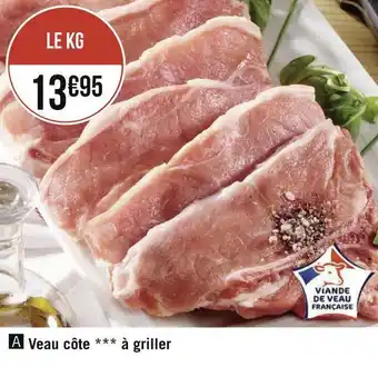 Géant Casino Veau côte à griller offre