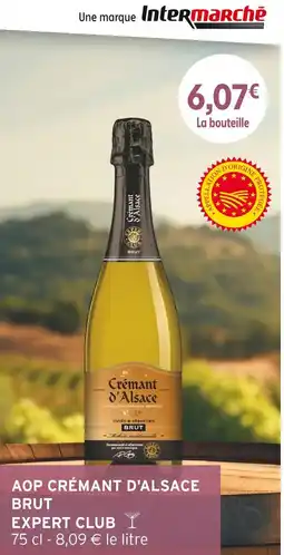 Intermarché Expert Club AOP Crémant d'Alsace Brut offre