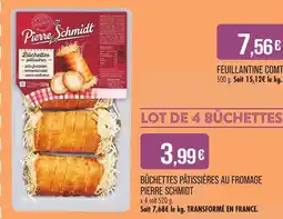 Match Pierre Schmidt Bûchettes pâtissières au fromage offre
