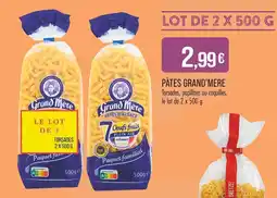 Match Grand'Mere Pâtes offre