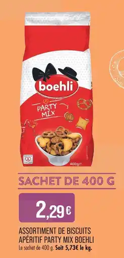 Match Boehli Assortiment de biscuits apéritif Party Mix offre