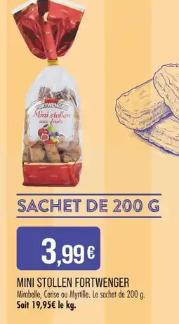 Match Fortwenger Mini stollen aux fruits offre