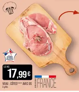 Match Veau : côtes avec os offre