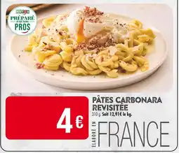 Match Pâtes carbonara revisitée offre