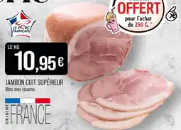 Match Jambon cuit supérieur offre