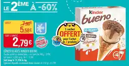 Match KINDER BUENO Cônes glacés offre