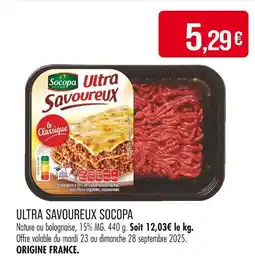 Match Socopa Ultra Savoureux offre
