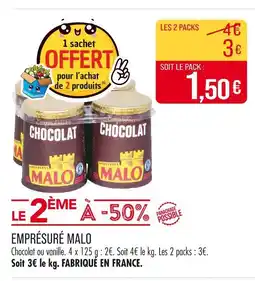 Match Emprésuré Malo offre
