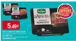 Match SOCOPA Pavé de rumsteck mariné offre