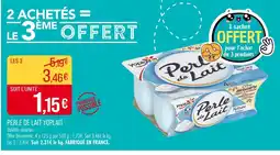 Match Yoplait Perle de Lait offre